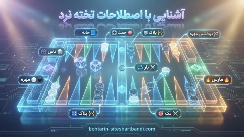آشنایی با اصطلاحات تخته نرد